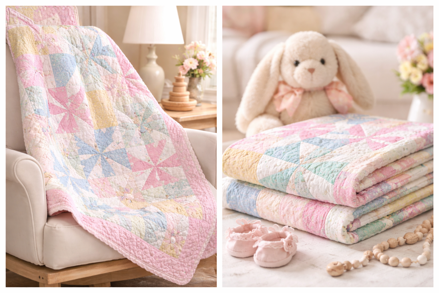 Soft baby quilt project